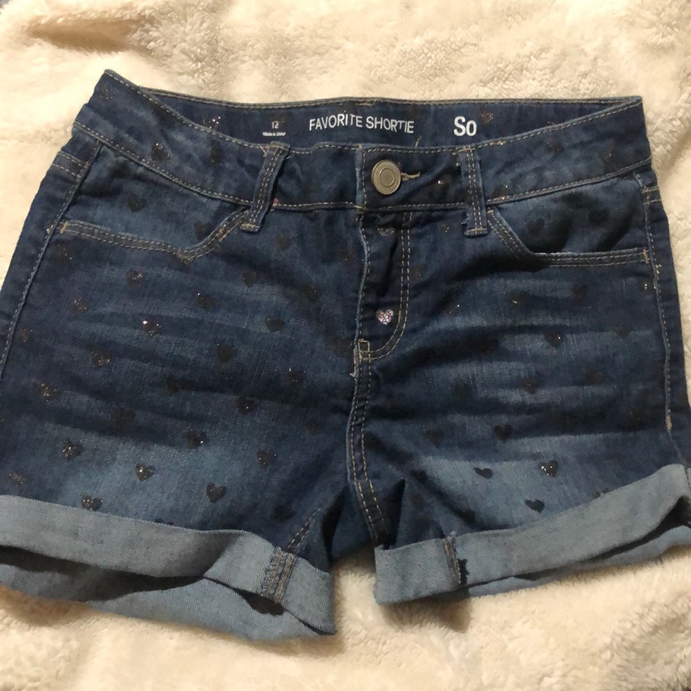 Girls denim shorts